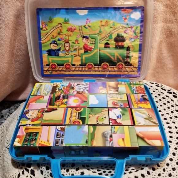 Block 6 sided puzzle in carry case - Picture 2 of 14